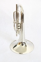 Brass Instruments Marching Mellophone High Quality Marching Mellophone Nickel Plated Mellophone