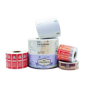 Etiqueta de botella adhesiva impermeable de doble cara personalizada, pegatina de <span class=keywords><strong>vinilo</strong></span> <span class=keywords><strong>para</strong></span> bebidas de jugo <span class=keywords><strong>para</strong></span> Chocolate y vasos - Product Image 4