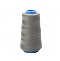 Fil à coudre 100% polyester filé, haute qualité, couleur personnalisée pour machine OEM