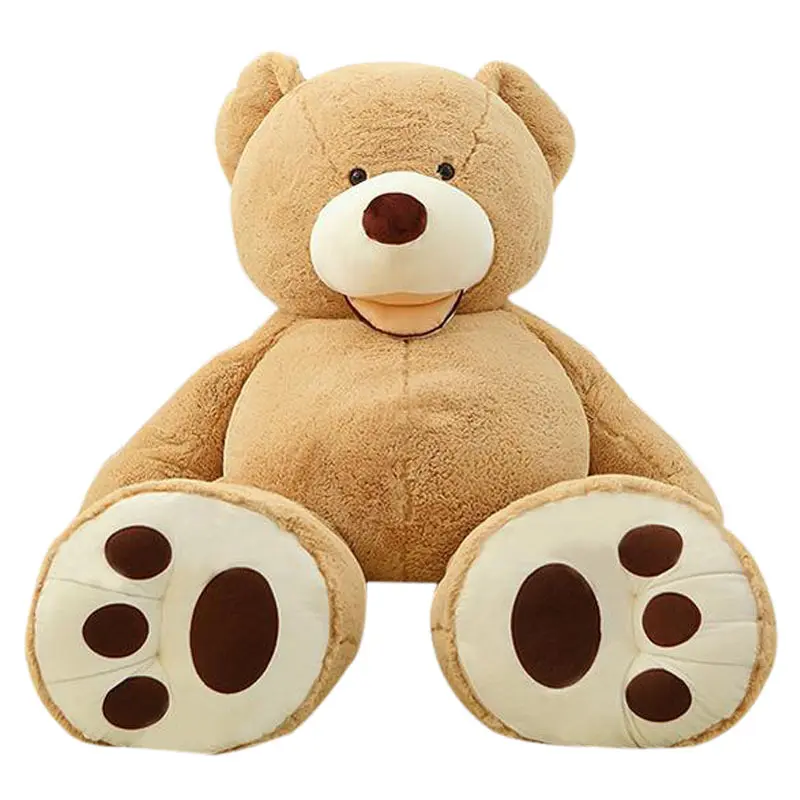 Nuevo fabricante gigante sin peluche Piel de oso de peluche juguetes de oso de peluche Piel de animales de peluche personalizada