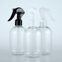 Flacon pulvérisateur à gâchette en plastique de forme ronde de grande capacité de 500ml, brume fine de 16 oz pour cosmétiques et shampoing