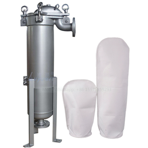 Carcasa de Filtro de Agua de Acero Inoxidable SUS304 316L para Tratamiento de Agua y Aceite, con 5 Bolsas de Filtro de PP/PE de 7x32 Pulgadas y Elemento Filtrante de 20 Micras - Product Image 2