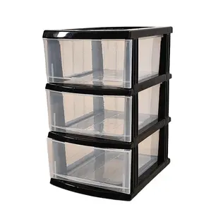 Plastic drawer storage plastic cabinet 3 tiers or 4 tiers or 5 tiers customized logo with wheels