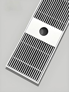 Lưới tản nhiệt ẩn kiểu khe cắm nhúng với lỗ ánh sáng lỗ thông hơi tuyến tính để chiếu sáng phù hợp với trần nhà trong nhà - Product Image 3