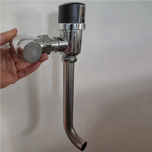 Robinet de chasse d'eau horizontal en cuivre pour toilettes à la turque, intelligent, entièrement automatique, avec capteur de temporisation - Product Image 6