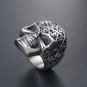 Anillos de Acero Inoxidable para Hombre, Estilo Vikingo, Punk, Vintage, Venta al por Mayor, Anillo de Dedo Personalizado - Product Image 5