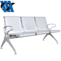 Chaises d'attente pour cliniques et lieux publics, chaises d'attente pour hôpital, 3 places, chaises d'attente pour cabinets médicaux