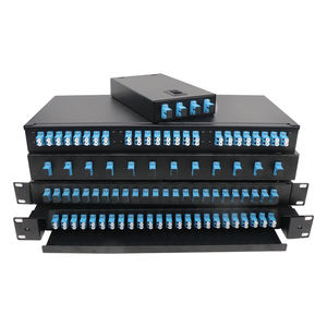 19 인치 광 분배 프레임 광섬유 터미널 박스 24/48/72 포트 랙 마운트 1U SC LC 섬유 패치 야외 WiFi POE - Product Image 1