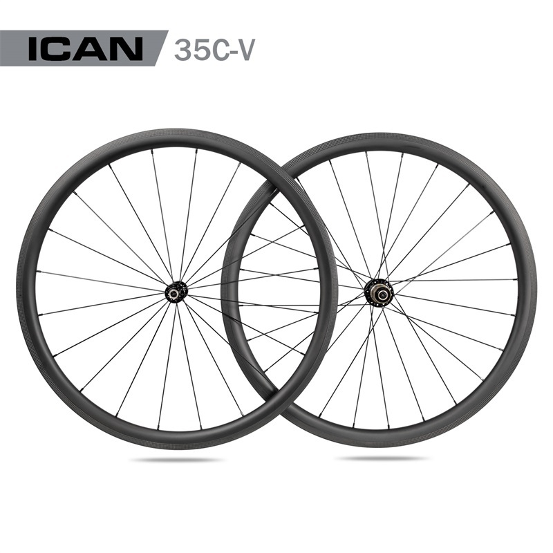 Jeu De Roues Vélo Route 700C - Jante Profonde 30mm, 20 Trou, Frein à Disque, Neuf Avec Garantie 3 Ans