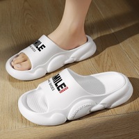 Nouvelles pantoufles pour hommes antidérapantes à semelle épaisse résistantes à l'usure, sandales d'extérieur, tongs, vente en gros, chaussures d'été en EVA