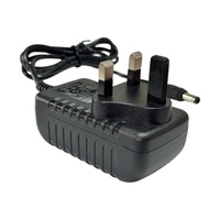 Adaptateur d'alimentation 24V 1A AC/DC, chargeur avec prise britannique pour bande LED, routeur, caméra CCTV