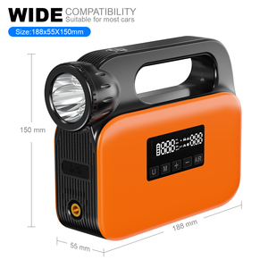 Пусковое устройство IBD 12В, <span class=keywords><strong>10000</strong></span>/16000 мАч, для запуска автомобиля, быстрая зарядка 45 Вт, внешний аккумулятор с воздушным насосом и фонариком - Product Image 6