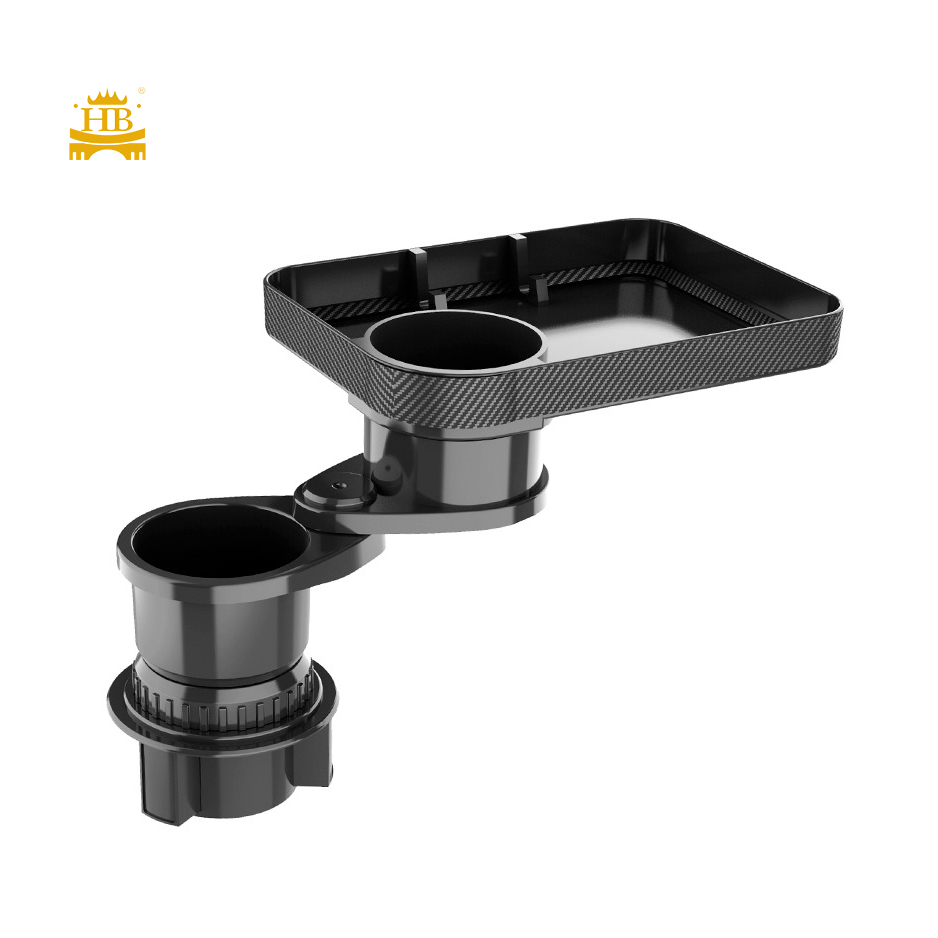 HB Brand Car Cup Holder - Universal ABS Material Car Drink Holder Organizer