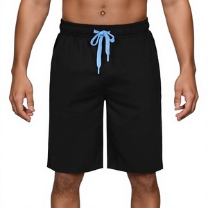 Pantalones Cortos Casuales para Hombre, de Color Sólido, con Cordón, Transpirables, de Secado Rápido, Cintura Media, para Uso Diario - Product Image 4