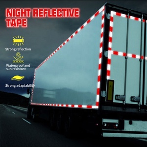 Khả năng hiển thị cao băng phản chiếu phản xạ mạnh mẽ Băng cảnh báo phát sáng an toàn xe tải băng dính phản chiếu - Product Image 5