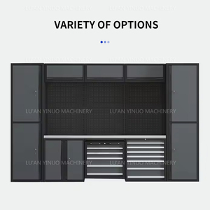 Customizable <strong>Modular</strong> Heavy-Duty Steel Garage Workstation Workshop Tool Cabinet <strong>Storage</strong> Workbench - Product Image 2