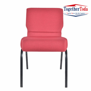 Chaises d'église rembourrées pliables modernes personnalisables en gros, prix abordable, empilables, pour théâtre, fabriquées en Chine - Product Image 6