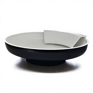 Baignoire ovale moderne en métal, faite à la main, portable et autoportante, en matériau écologique, avec vidange automatique, pour hôtels de luxe et maisons. - Product Image 1