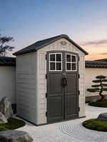 WooWild Tiny House Modulaire Préfabriquée Portable en HDPE, Isolée, Étanche, Mobile, Moderne, Écologique, Alimentée à l'énergie solaire, pour entrepôt et parc