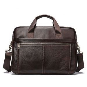 Maletín de Cuero Marrón Vintage Schlesinger para Viajes - Product Image 1