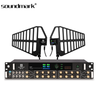 Amplificateur de signal d'antenne 8 canaux Soundmark SM-7G AC 110-240V Connecteur XLR Prise BNC (50) UHF 470-960MHz Augmente la portée de 100m