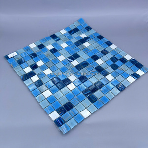 Nhà Máy Bán buôn nhà bếp backsplash Muối khảm phòng tắm mẫu thiết kế hồ bơi gạch thủy tinh 20mm x 4mm cho khảm - Product Image 5