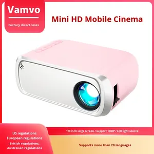 Nuevo Vamvo VF270 Micro Mini Proyector de plástico portátil para el hogar y la Oficina Soporta 1080P - Product Image 5
