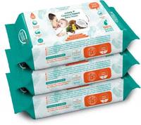 Lingettes pour bébé personnalisées bon marché et fournisseur de lingettes humides sensibles non tissées ultra douces en chine