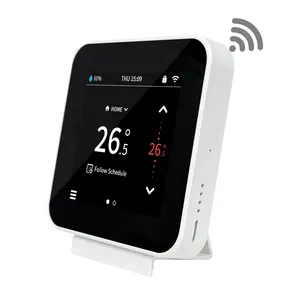 230V Combi Boiler Touch Screen ZigBee Touchsreen Thermostat EU With Receiver Programmable Zigbee Smart Thermostat