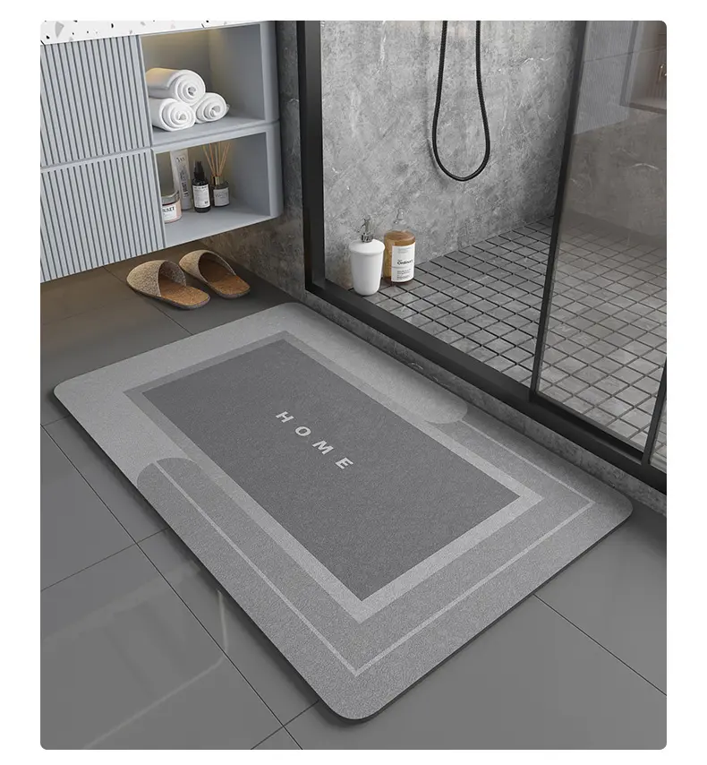 alfombra de baño lavable con marco color beige alfombra de baño alfombra de baño alfombra de baño alfombra de ducha 50 x 70 cm Melunda Juego de 2 alfombrillas de baño para hotel