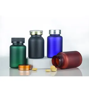 New Arrival Spot PET Multi-size Health Care Product Sub-bottling White Round Shoulder Capsule Tablet Packaging Bottle