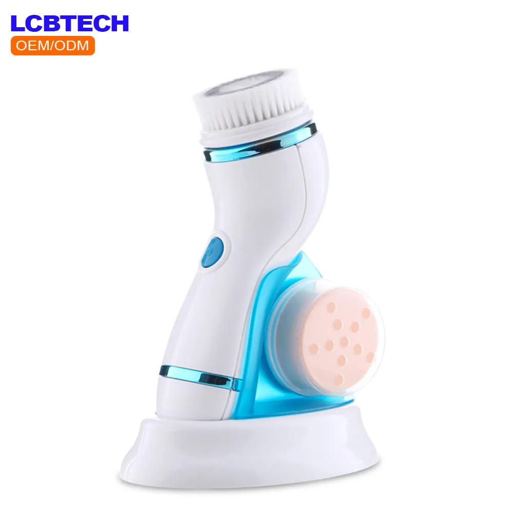 Spazzola per la pulizia del viso in Silicone elettrico massaggio sonico USB ricaricabile ad ultrasuoni detergente per il viso strumento di bellezza spazzola per la pulizia del viso