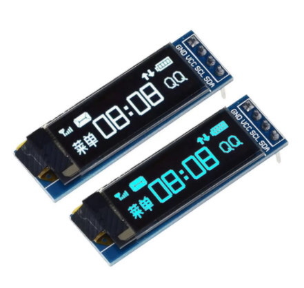 TZT 0.91 Inch OLED Module 0.91" White Blue OLED 128X32 OLED LCD LED Display Module 0.91" IIC Communicate