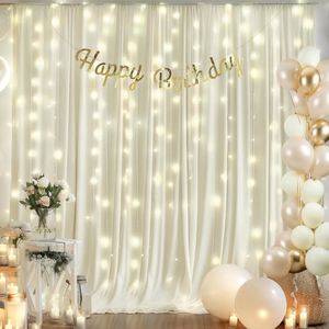 Party Decoration, Backdrop Stand <b>Kit</b>,Adjustable Heavy Duty Backdrop Stand, Photobooth Stand with Weighted Steel Base, - Product Image 1