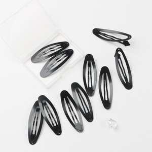 Clip de Metal negro Premium en forma de estrella horquillas simples para el cabello 10 unids/caja para niños niñas mujeres accesorios horquilla - Product Image 3