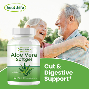 निजी लेबल प्राकृतिक एलोवेरा का अर्क पाचन स्वास्थ्य के लिए स्वस्थ कैप्सूल एलोवेरा निकालें - Product Image 4