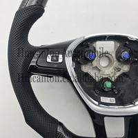 Nouveau produit phare : Volant perforé en cuir et fibre de carbone pour Volkswagen VW Passat Golf 7