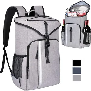 Waterproof Insulated Thermal Tube Shoulder Bags Reusable Ice Wine Cooler Bag For Food Delivery
