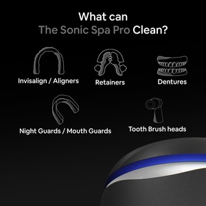 ODM 200ml Ultrasonic Denture Cleaner Factory Custom Dental Pod Ultrasonic Cleaner for Retainer Mouth Guard Aligner Braces - Product Image 2