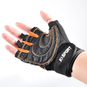 Gants de gymnastique respirants en caoutchouc pour hommes pour l'haltérophilie et l'entraînement physique - Product Image 1