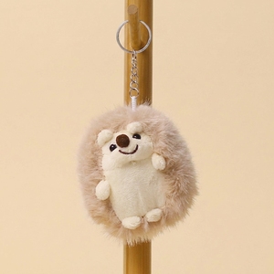 Portachiavi in peluche a forma di mini <span class=keywords><strong>riccio</strong></span>, simpatico ciondolo personalizzato, bambola di peluche morbida a forma di cartone animato, mascotte giocattolo imbottito per regalo - Vendita all'ingrosso - Product Image 4
