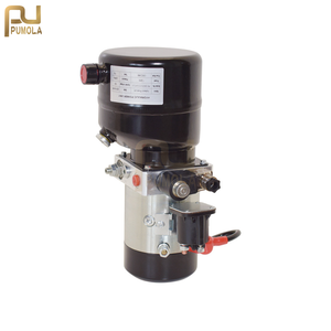 Unidad de Potencia Hidráulica de 12 Voltios y 1.2KW, 3 Litros, de Hierro Fundido, Pequeña Estación Hidráulica, Unidad de Potencia con Bomba Hidráulica de Elevación Automática - Product Image 1