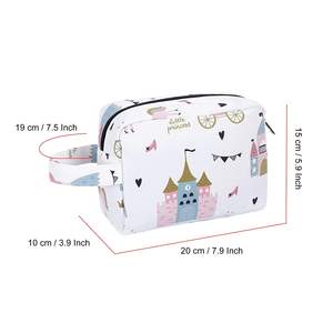 حقيبة سستة نايلون مصنوعة من البوليستر والنايلون بتصميم مخصص ومزينة بمكياج للسفر - Product Image 1