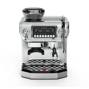 自动咖啡壶机一组商用卡布奇诺浓缩咖啡机，带水箱