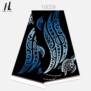 Tela de Poliéster con Estampado Digital Tribal Estilo <span class=keywords><strong>Polinesia</strong></span> Henry Textile para Faldas y Mumus - Product Image 2