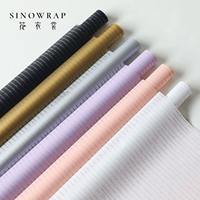 Kertas Pembungkus Bunga Sinowrap Model Baru Tahan Air dengan Tulisan Bahasa Inggris 56*56cm