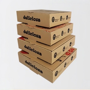 Cajas de Pizza y Sushi Ecológicas Impresas Personalizadas - Laminación Mate, Relieve Brillante, Tamaños/Logotipo Personalizados, Embalaje para Llevar - Product Image 3