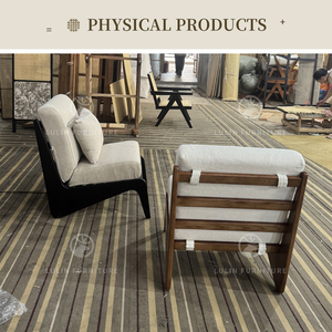 Silla de Sofá Minimalista Retro de Madera Maciza de Fresno para Interiores y Exteriores, para Hogar, Club, Espacio Exterior, Balcón, Australia - Product Image 5