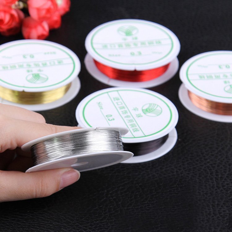 Fil de cuivre 0,3 mm - couleur laiton