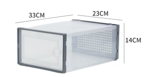 Nhựa trong suốt chống bụi hộp giày có thể xếp chồng Tủ lưu trữ bóng rổ cho giày để sử dụng trong nhà - Product Image 3